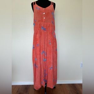 Preowned sundress by Del Sole L 
Tangerine